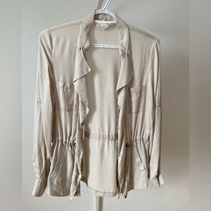 Cinched waist Light weight blazer